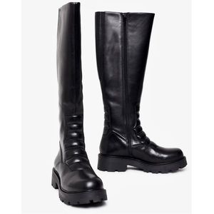 VAGABOND SHOEMAKERS Cosmo 2.0 Leather Platform Knee High Boots Size 9